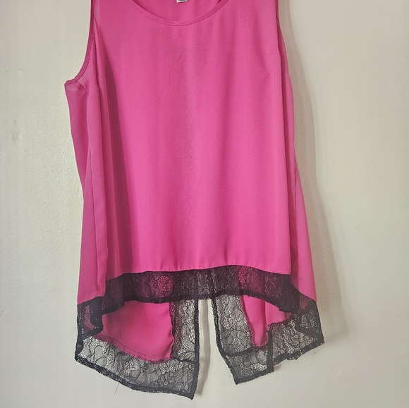 Torrid Sheer Lace Backless Blouse Size 0X - Picture 6 of 7